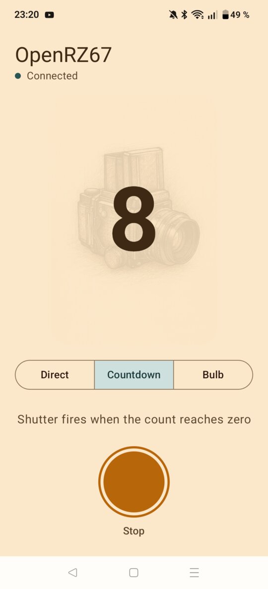 Android app: Countdown running